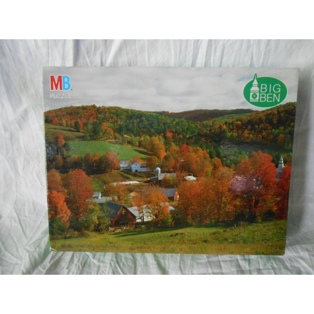 NEW East Topsham Vermont Woods 1000 piece Countryside jigsaw puzzle MB Big‎ Ben